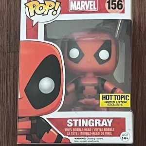 Funko Pop Marvel Stingray Hot Topic Vinyl Bobblehead Avengers MCU New in box 156